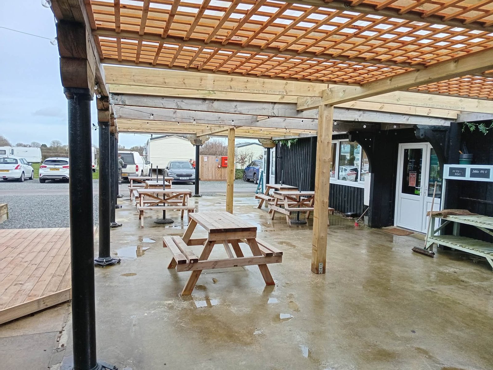 Large Pergola installation